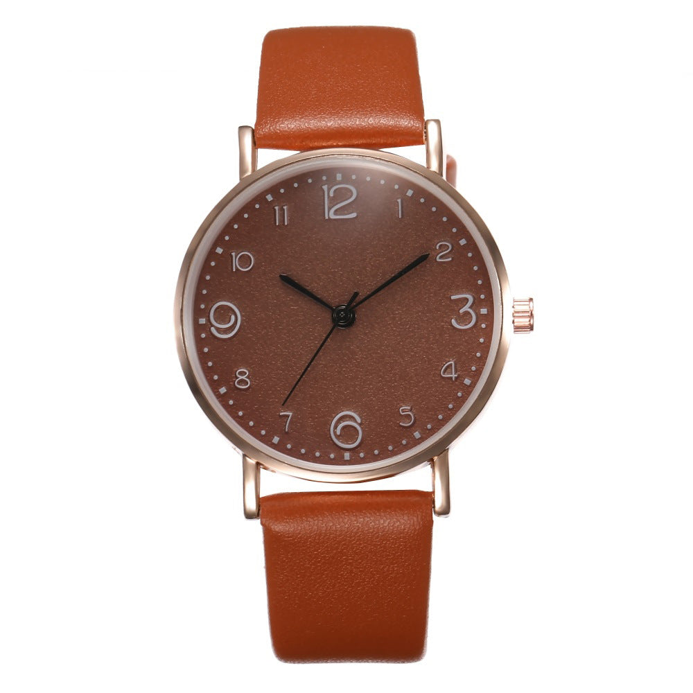 Leather Quartz Watch