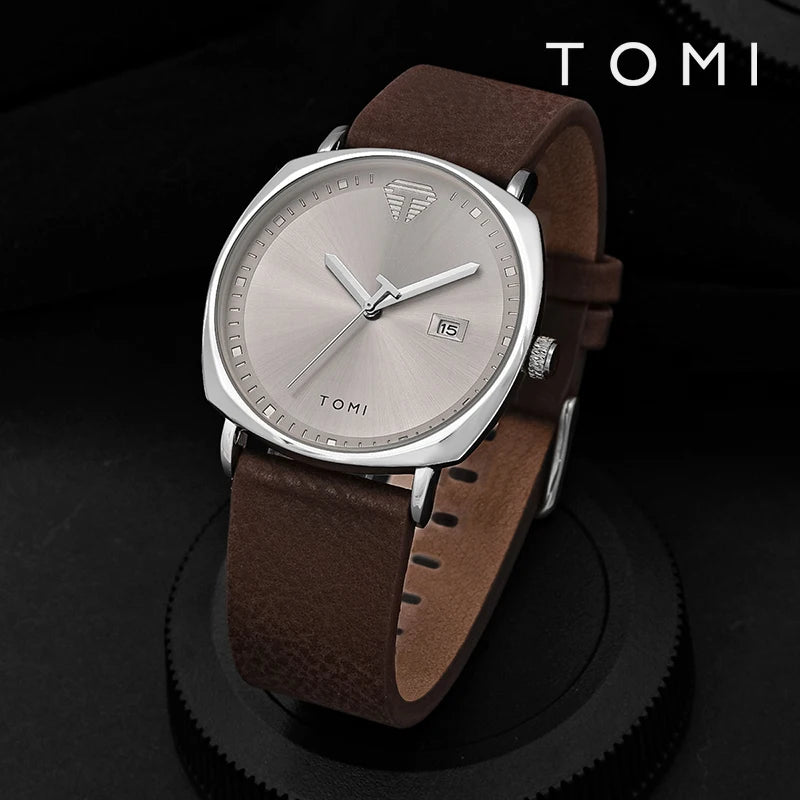 Minimal Quartz Leather Watch