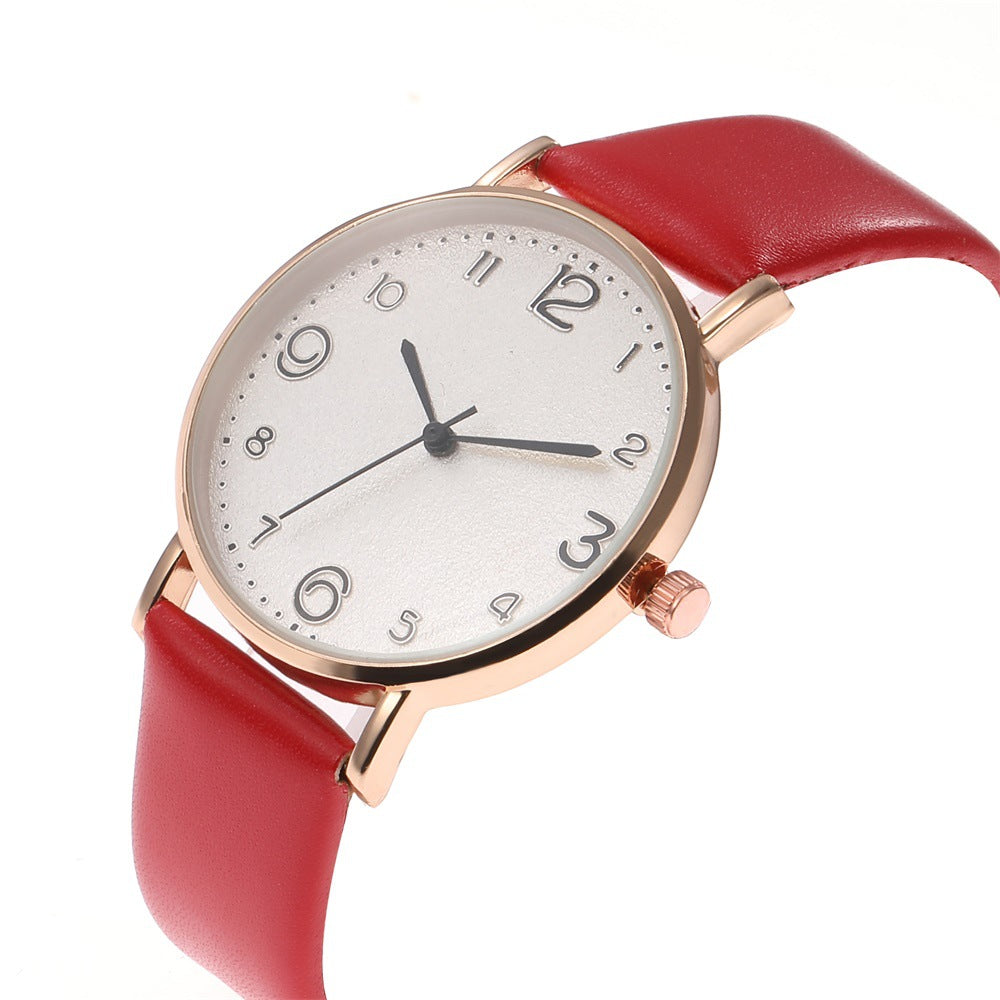 Leather Quartz Watch