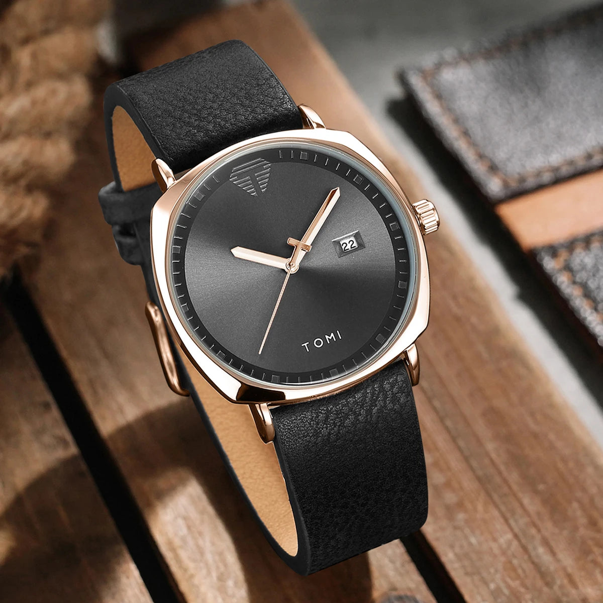 Minimal Quartz Leather Watch