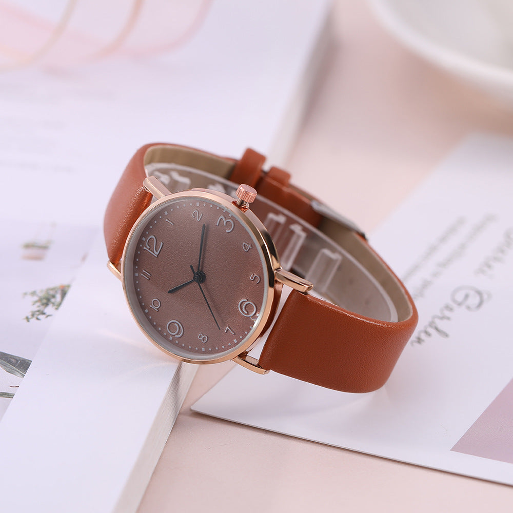 Leather Quartz Watch