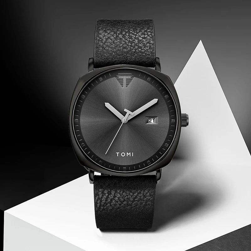 Minimal Quartz Leather Watch