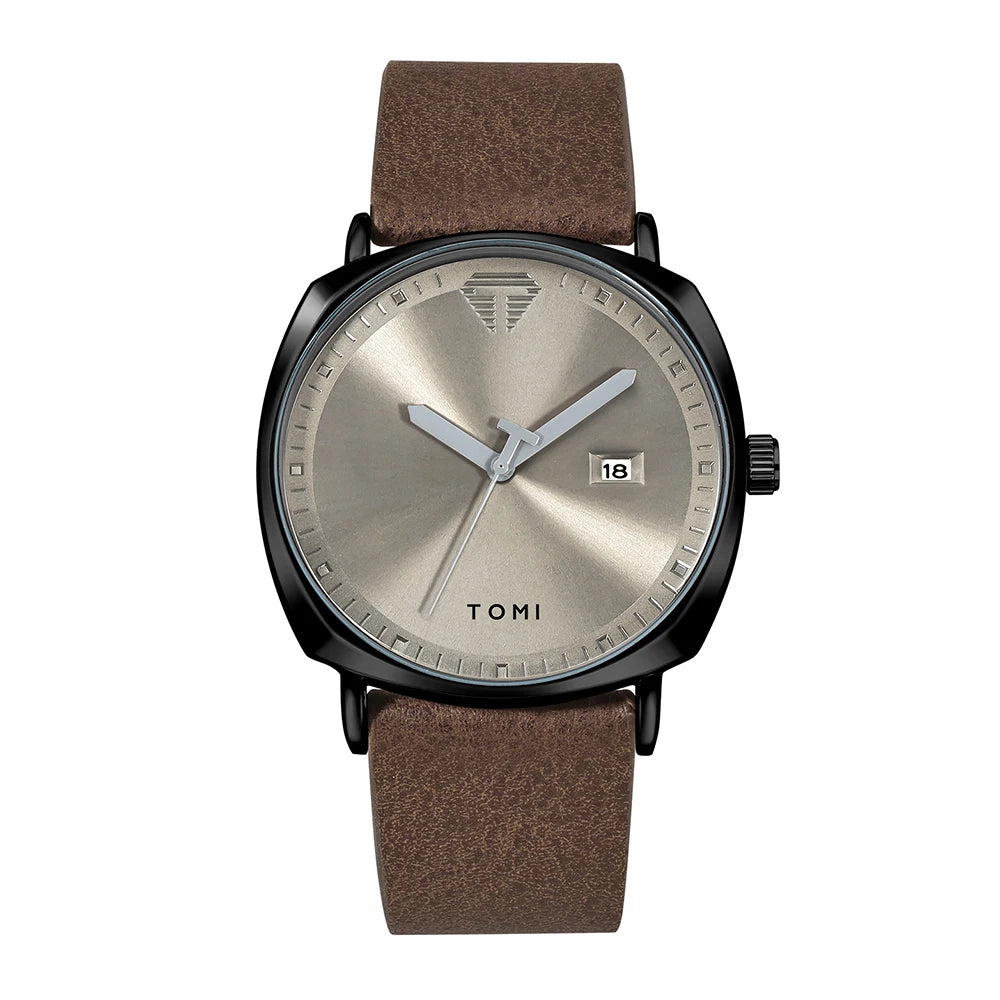 Minimal Quartz Leather Watch