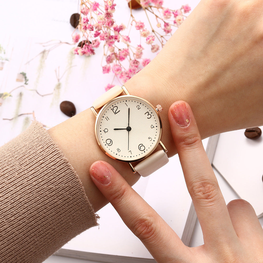 Leather Quartz Watch