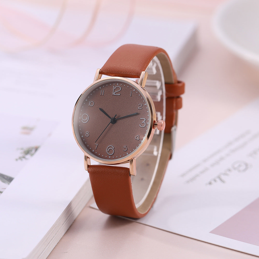 Leather Quartz Watch